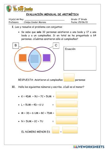 Evaluación de Aritmética