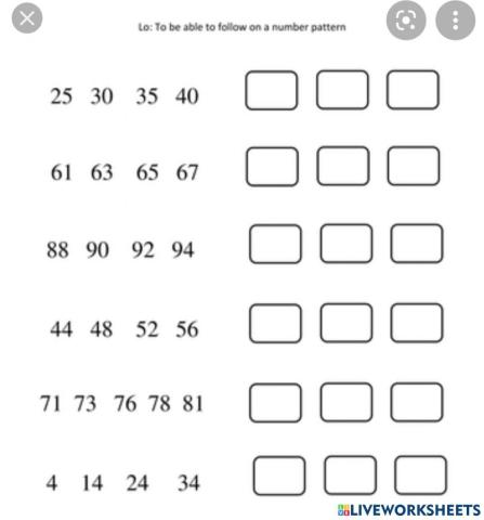 Maths class 3 worksheet