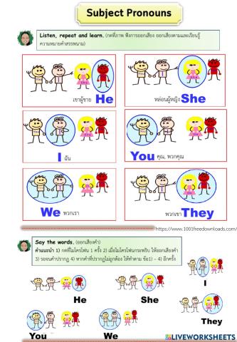 Subject Pronouns