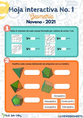 Área y volumen de p.p.