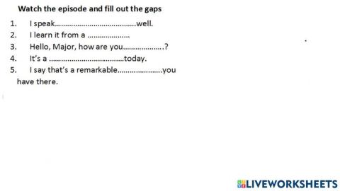 Fawty hotel reception video