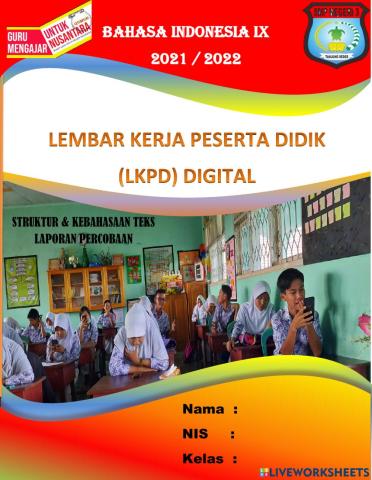 Lkpd struktur teks percobaan