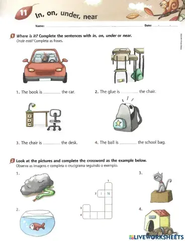 Place prepositions