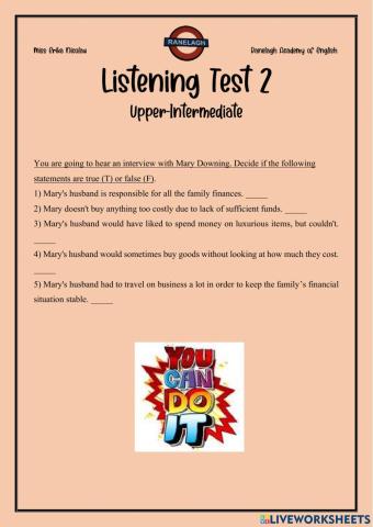 Listening Practice 2