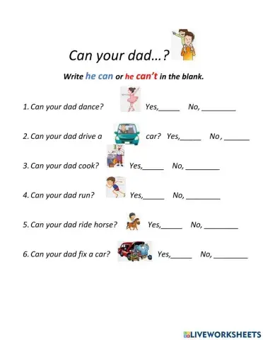 Can your mom or dad?