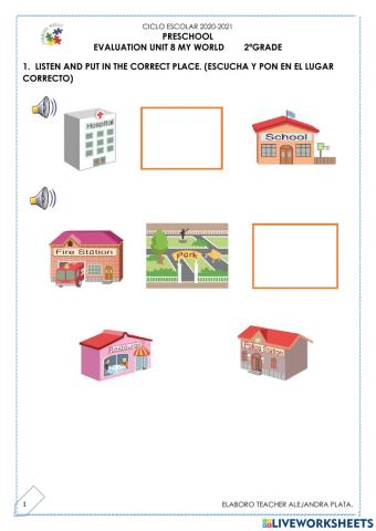 Evaluation 2° grade