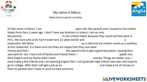 My name is Marcos