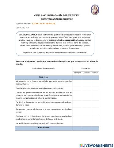 Autoevaluacion