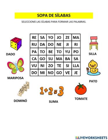 Sopa de sílabas