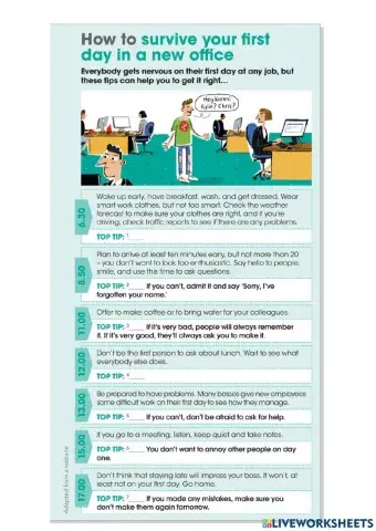 How to survive your first day in a new office
