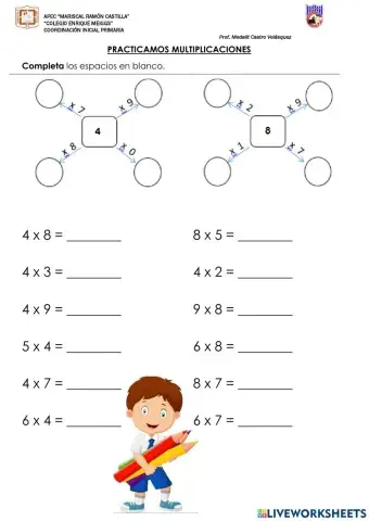 Practicamos multiplicaciones