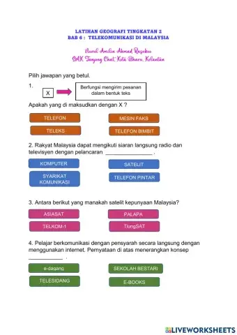 Ting 2 - bab 6: telekomunikasi di malaysia