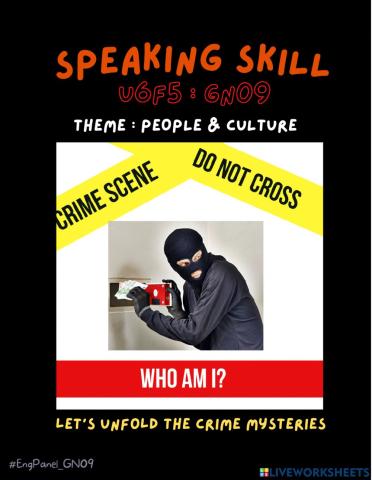 GN09 Speaking Skill - Crime Mysteries (Part 1)