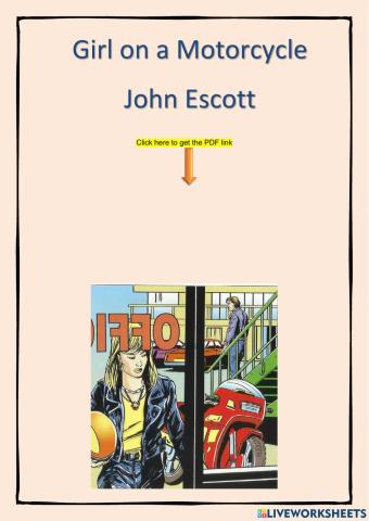 Girl on a Motorcycle portada