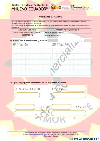 Multiplicacion de naturales