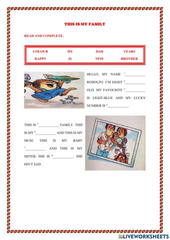 Family - This is my family (Mercer Mayer)