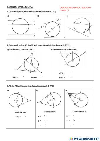Bulatan tangenkepada bulatan