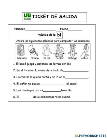 Ticket de salida