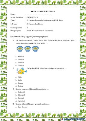 Tema 3, Subtema 1, PB Ke 3