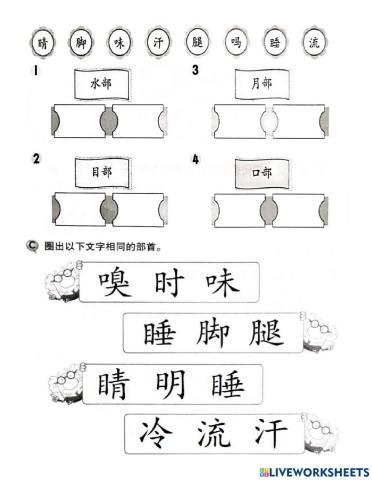 一年级华文单元7 部首