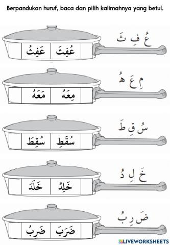 Huruf Hijaiyyah Pelbagai Baris