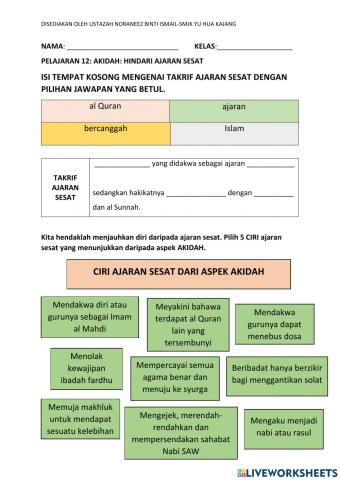 Hindari ajaran sesat