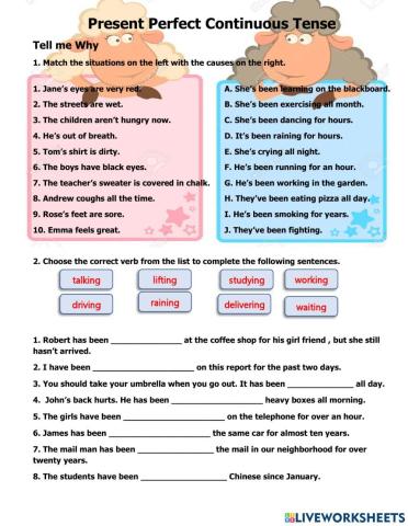 Present Perfect Continuous Tense