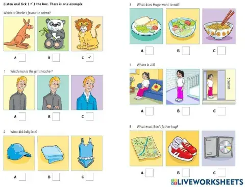 4th KIDS A -  Mid Year Revision (Listening -2)