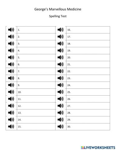 George's Marvellous Medicine