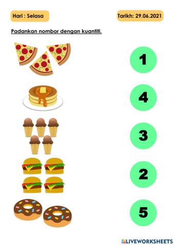 Memadankan Nombor dan Kuantiti (1-10)