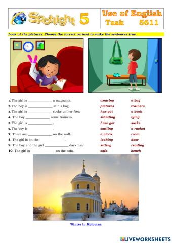 Spotlight 5 Task 5611