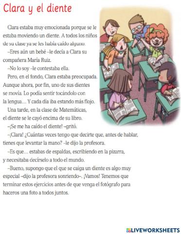 Clara y el diente