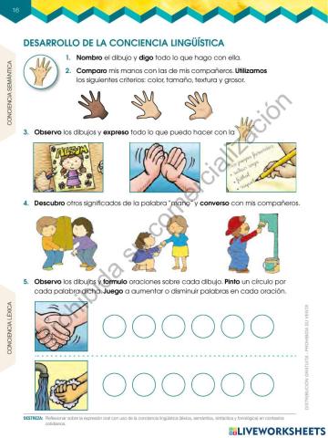 Conciencia fonológica m