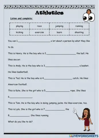 Listening: Athletics