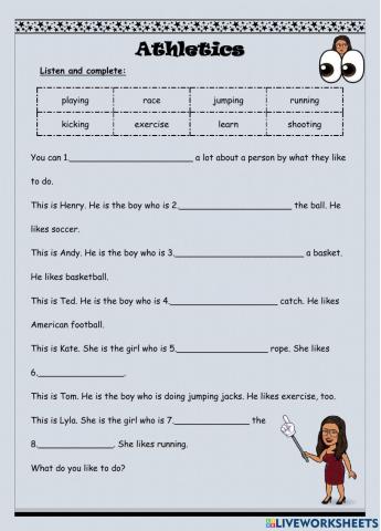 Listening: Athletics