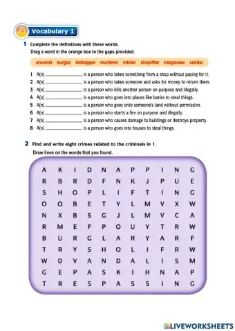 UNIT 6: Vocabulary 1 (page 72)-NEW