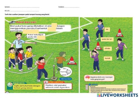 Pendidikan jasmanii tahun 2:SERANG DAN LARI
