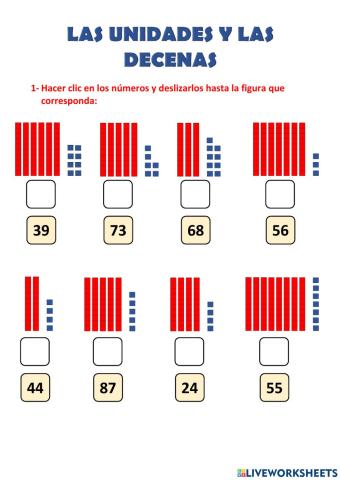Decenas y unidades 1