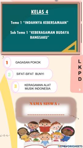 Materi Kelas IV tema 1