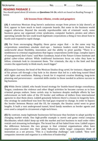 Academic Reading 1 - Section 2