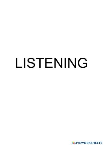 Listenings
