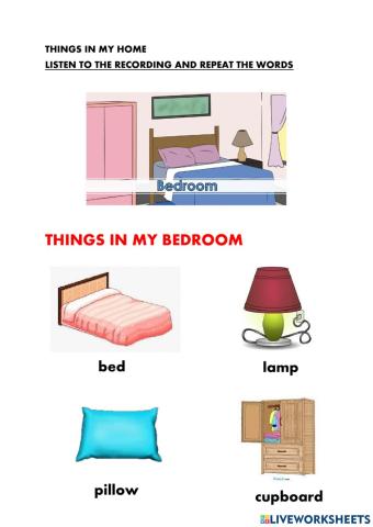 Things in my home