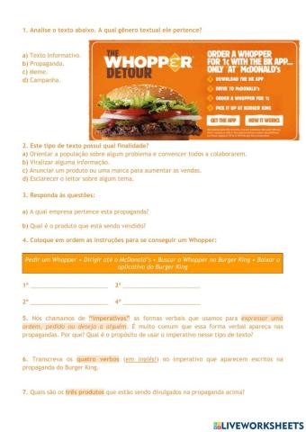 Whopper Detour (2º ano)