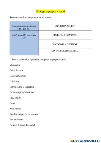 Sintagma preposicional