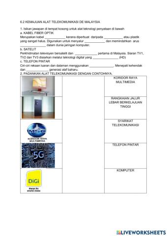 Kemajuan teknologi alat telekomunikasi di malaysia