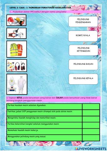 Level2 ca04 2.pematuhan keselamatan