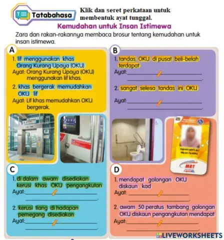 Unit 15: Kemudahan untuk Insan Istimewa