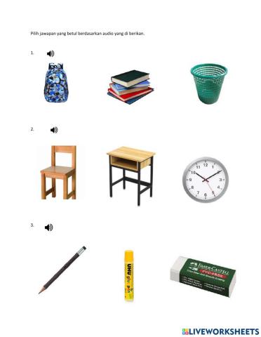 Mengenal alatan di dalam kelas