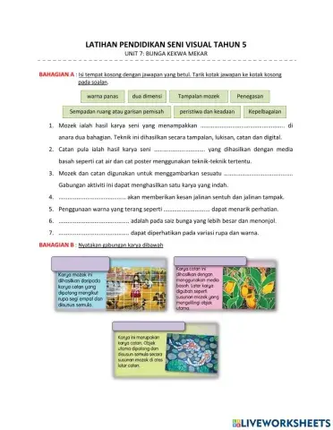 Unit 7 BUNGA KEKWA MEKAR