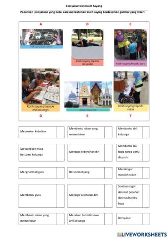 Bersyukur Dan kasih sayang